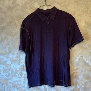 John Varvatos Deep Purple Polo Shirt